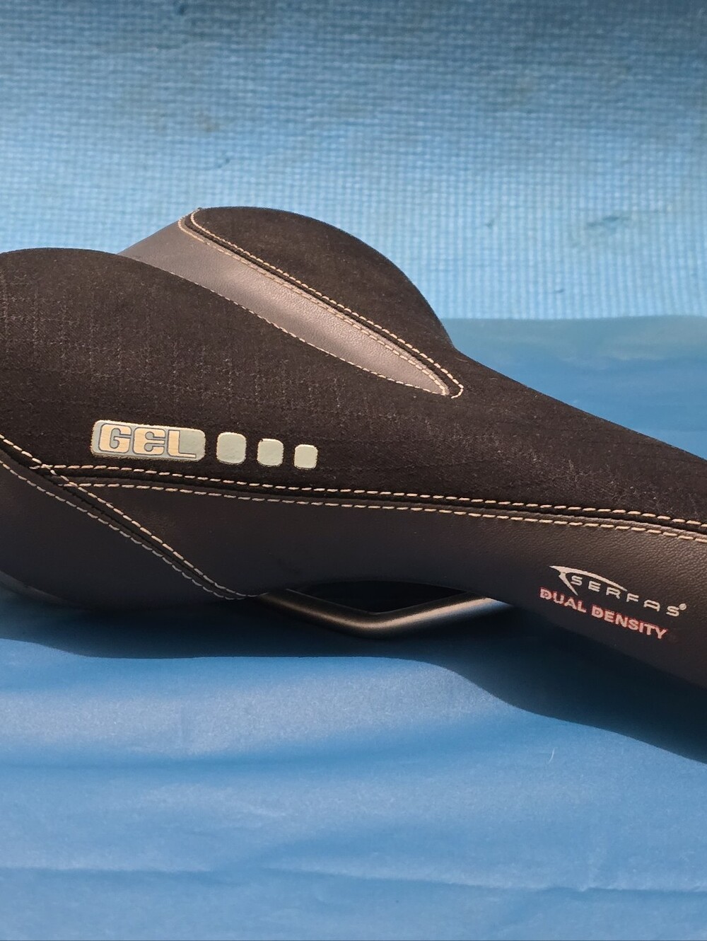 Serfas Dual Density Black Bicycle Saddle